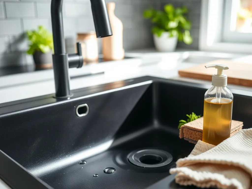 Czym wyczyścić czarny zlew? Skuteczne metody i porady