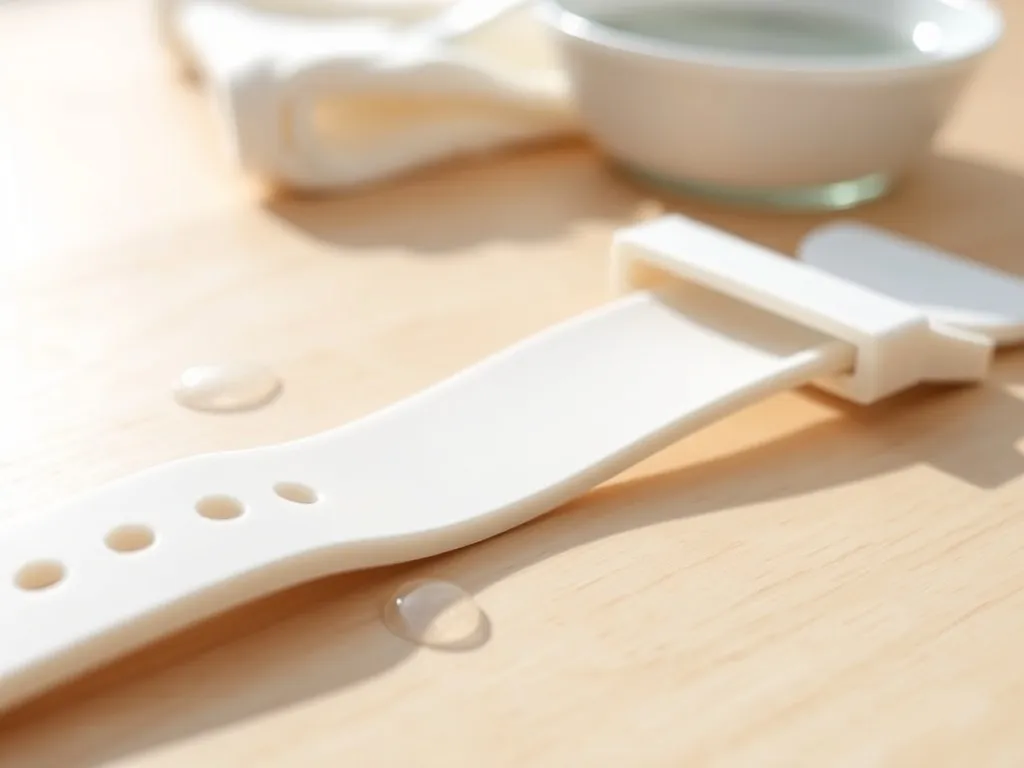 Czym wyczyścić biały silikonowy pasek od zegarka? Sprawdź porady!